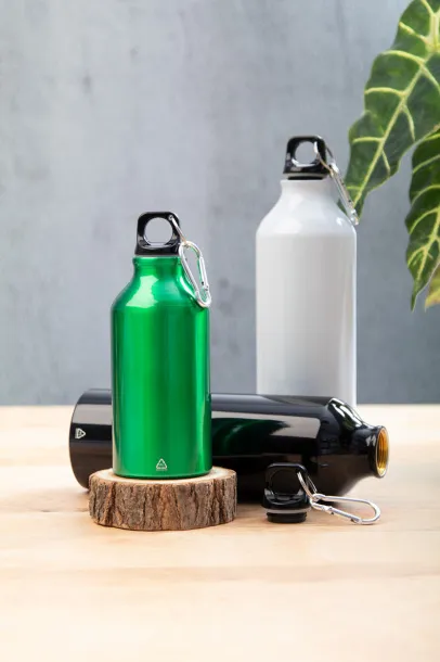 Raluto recycled aluminium bottle Green