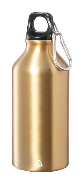 Raluto recycled aluminium bottle Gold