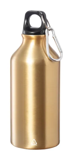 Raluto boca od recikliranog aluminija, 400 ml Zlatna