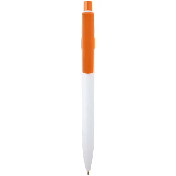 Unica recycled plastic ballpoint pen (black ink) Orange