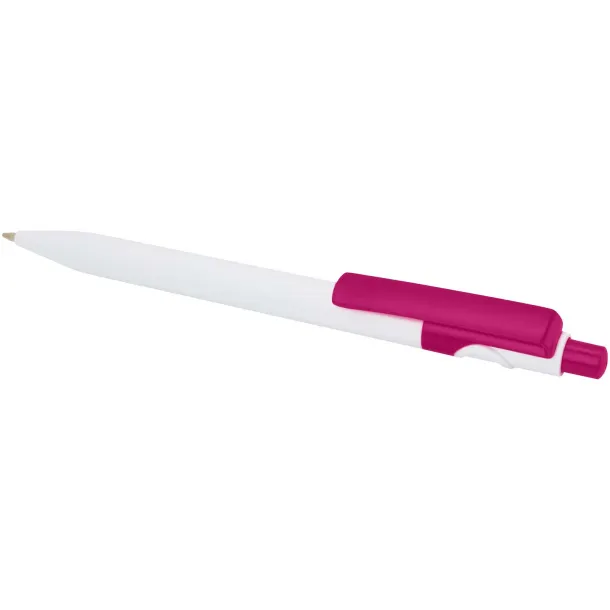 Unica recycled plastic ballpoint pen (black ink) Magenta