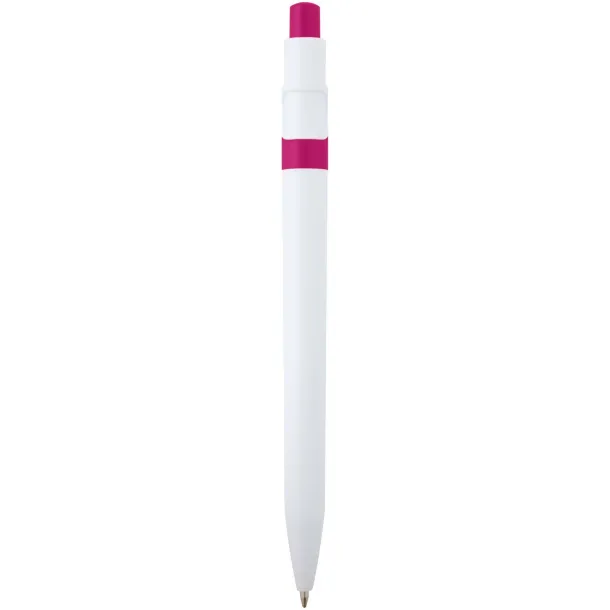 Unica recycled plastic ballpoint pen (black ink) Magenta