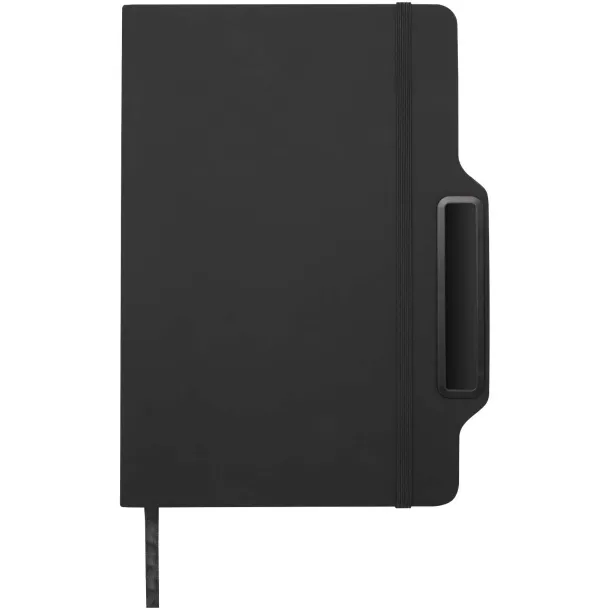 Nexus A5 hard cover notebook with pen and pencil combo (black ink) Crna