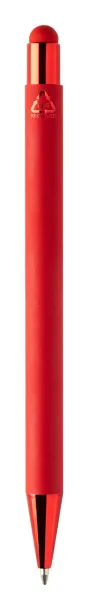 Shinely touch ballpoint pen Red