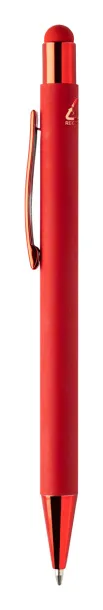 Shinely touch ballpoint pen Red