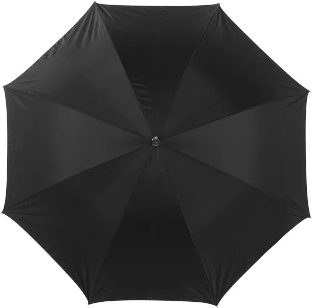  Polyester (210T) umbrella Melisande Crna Srebrna