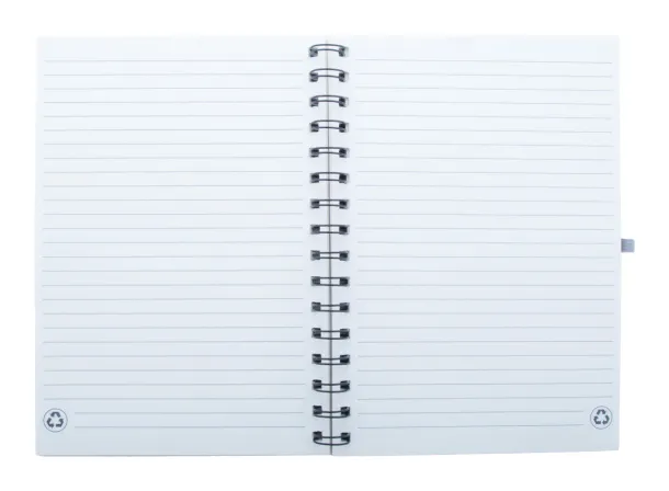 Corsens spiralni RPET notes, A5 Siva