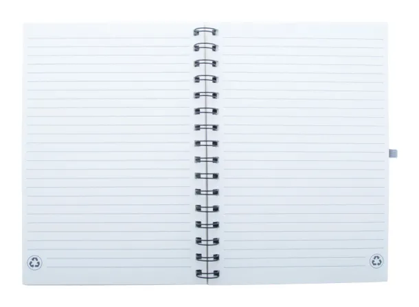 Corsens spiralni RPET notes, A5 Siva