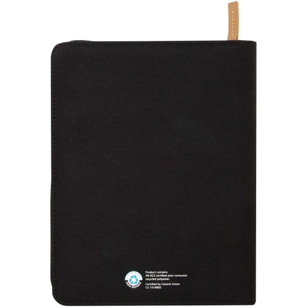 Nomumi A5 portfolio - Unbranded Solid black