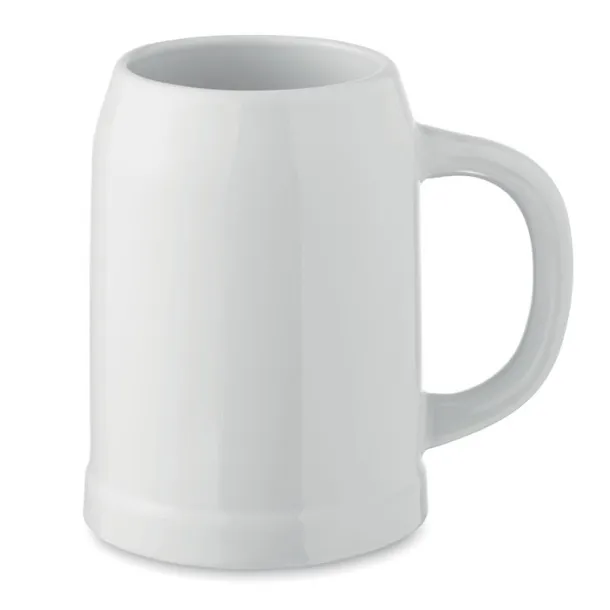 SUBLIER Sublimation beer mug 500 ml White