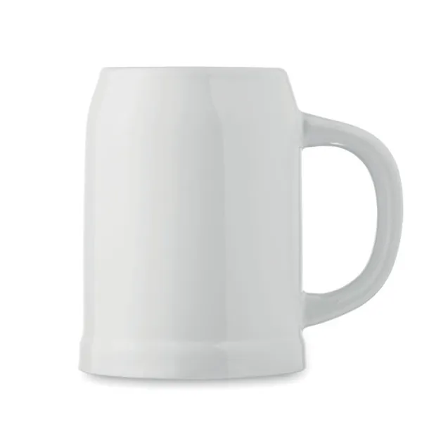 SUBLIER Sublimation beer mug 500 ml White