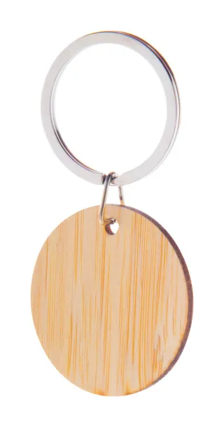 Bookey keyring, round Natural