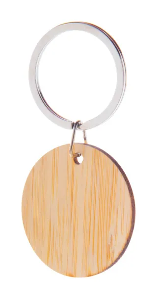 Bookey keyring, round Natural