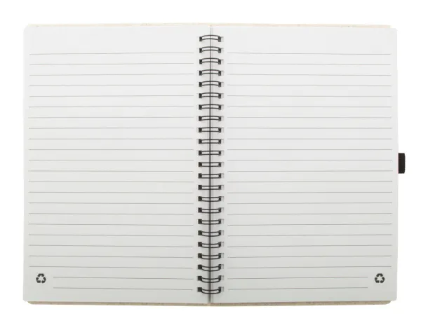 WheaNote spiralni notes, A5 Prirodna