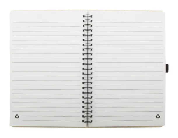WheaNote spiralni notes, A5 Prirodna