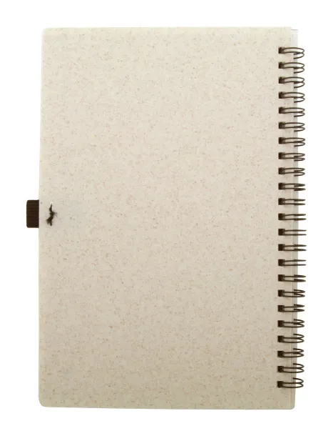 WheaNote spiralni notes, A5 Prirodna