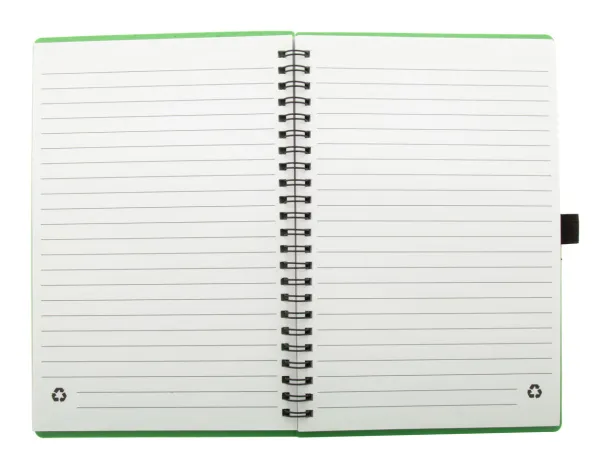 WheaNote A5 spiralni notes, A5 Zelena