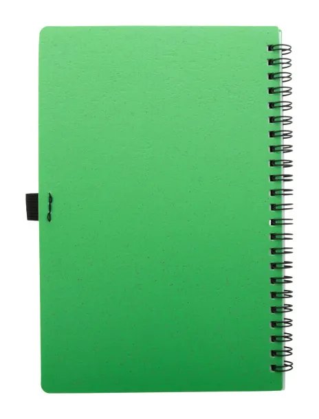 WheaNote spiralni notes, A5 Zelena