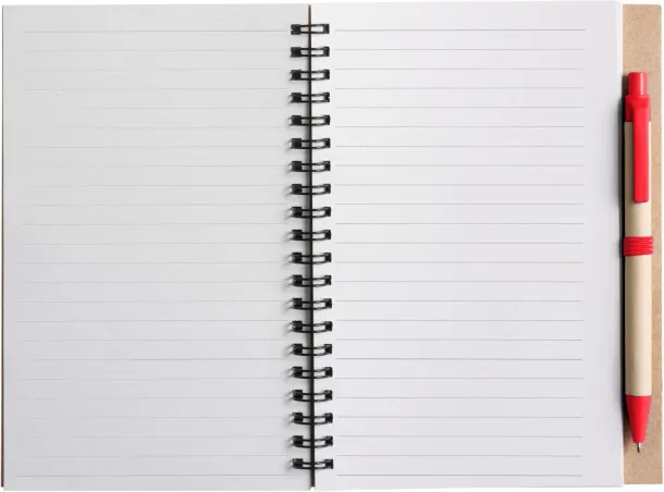 Stella spiralni notes Crvena