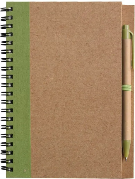 Stella spiralni notes light green