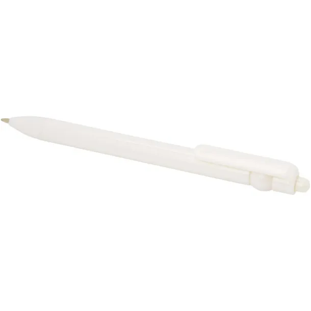 Fidget recycled plastic ballpoint pen (black ink) - Unbranded White