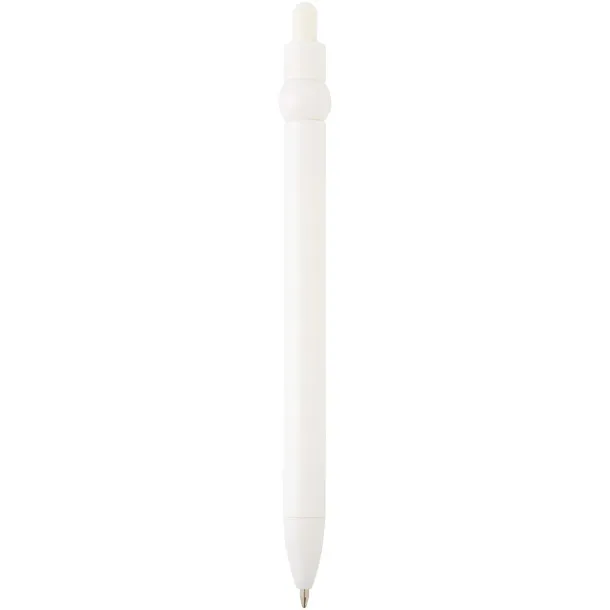 Fidget recycled plastic ballpoint pen (black ink) - Unbranded White