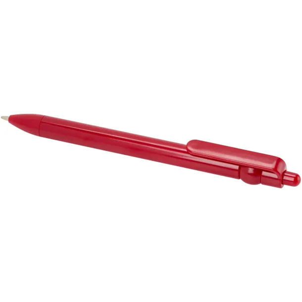 Fidget recycled plastic ballpoint pen (black ink) Red