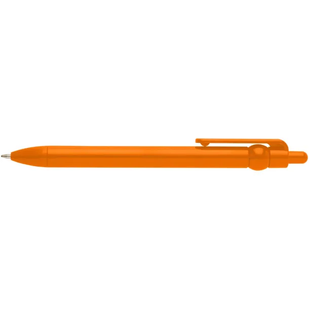 Fidget recycled plastic ballpoint pen (black ink) Orange