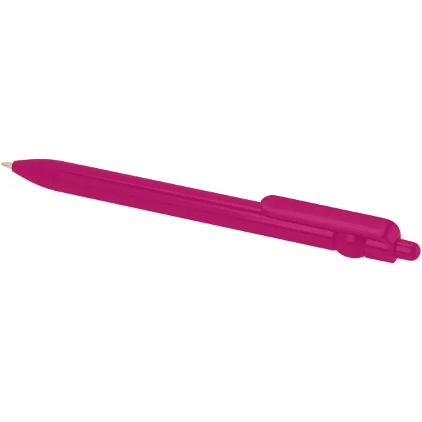 Fidget recycled plastic ballpoint pen (black ink) Magenta