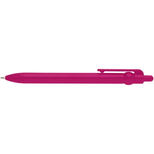 Fidget recycled plastic ballpoint pen (black ink) Magenta