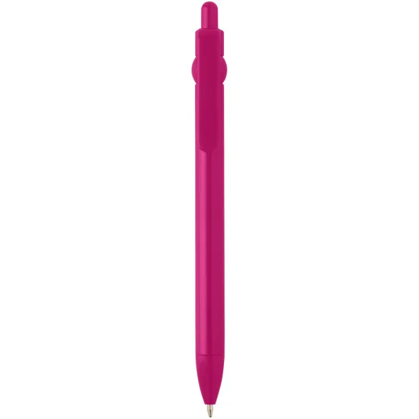 Fidget recycled plastic ballpoint pen (black ink) Magenta