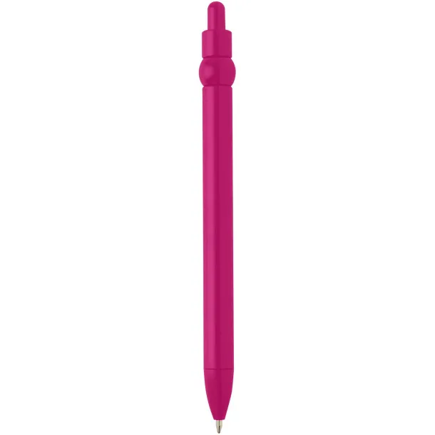 Fidget recycled plastic ballpoint pen (black ink) - Unbranded Magenta