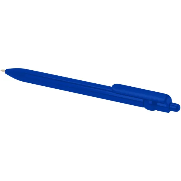 Fidget recycled plastic ballpoint pen (black ink) Royal blue