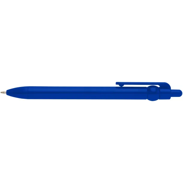 Fidget recycled plastic ballpoint pen (black ink) Royal blue