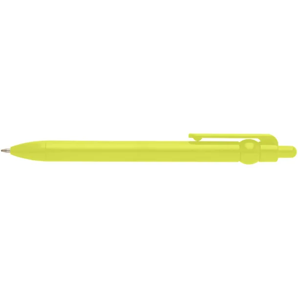 Fidget recycled plastic ballpoint pen (black ink) - Unbranded Lime green