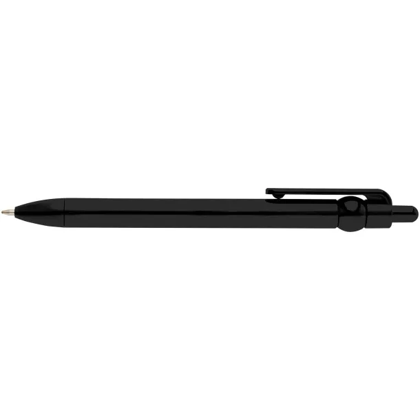 Fidget recycled plastic ballpoint pen (black ink) Solid black