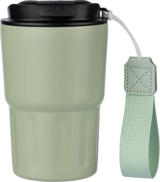  LOUISA šalica s dvostrukim stijenkama od nehrđajućeg čelika, 320 ml light green