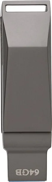 Dorian USB stick od legure cinka - 64 GB gun metal