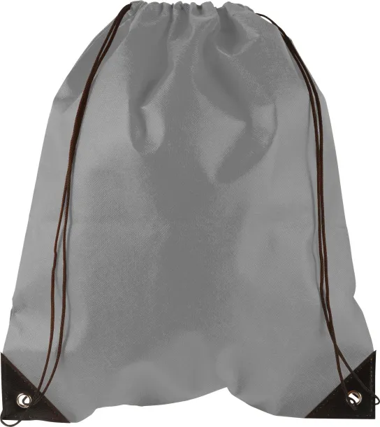 Nathalie Nonwoven (80 gr/m²) drawstring backpack Siva