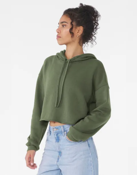  Women's Cropped Fleece Hoodie - Bella+Canvas