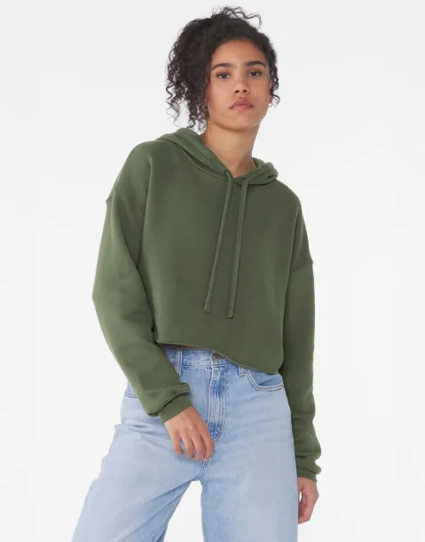  Women's Cropped Fleece Hoodie - Bella+Canvas