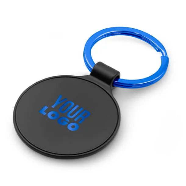 Ando Round keyring navy blue