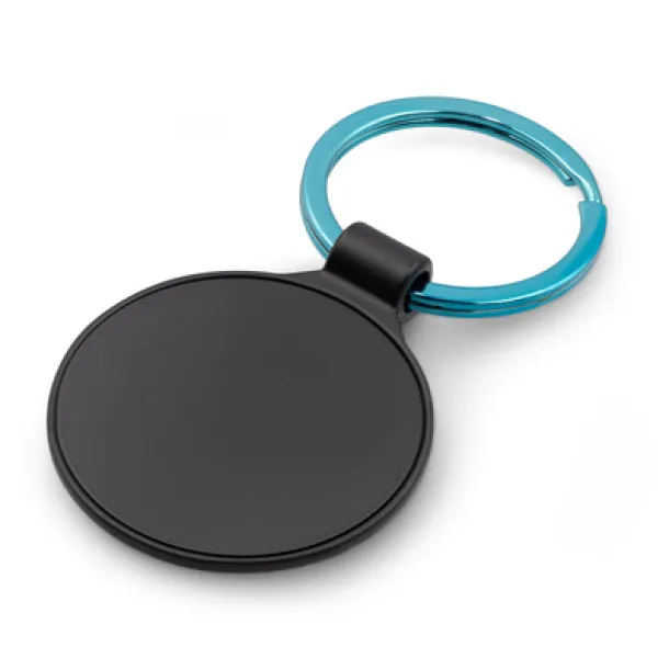 Ando Round keyring light blue