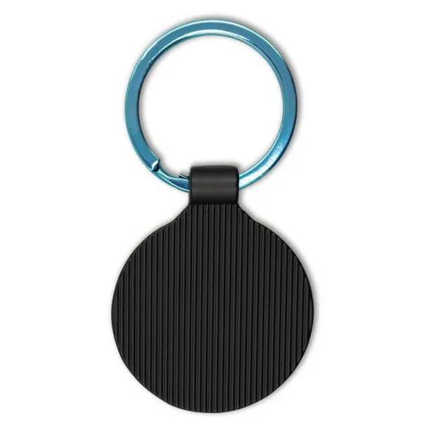 Ando Round keyring light blue