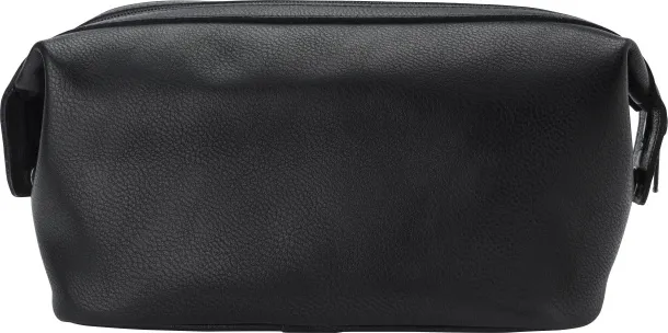 Flynn Leather toiletry bag Crna