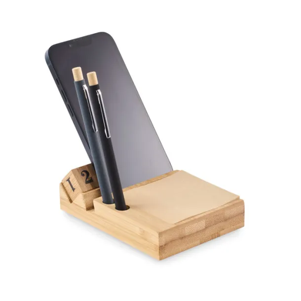 BOOTOP Bamboo desktop calendar Wood