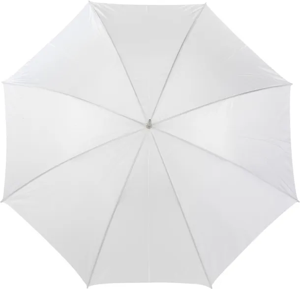  Polyester (190T) umbrella Rosemarie white