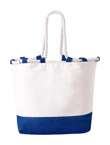 Entalu beach bag Dark blue Natural