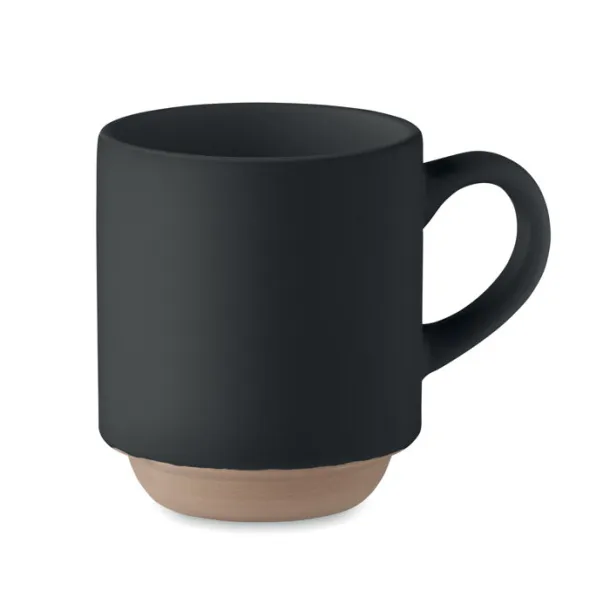 CERACK Ceramic stackable mug 170 ml Black