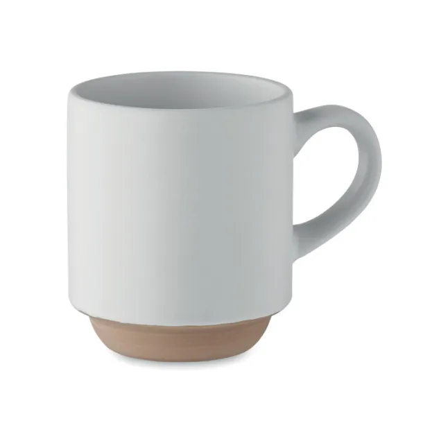 CERACK Ceramic stackable mug 170 ml White